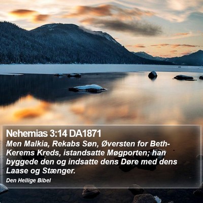 Nehemias 3:14 DA1871 Bible Verse Image