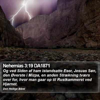 Nehemias 3:19 DA1871 Bible Verse Image