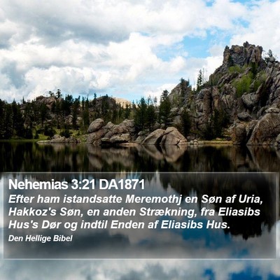 Nehemias 3:21 DA1871 Bible Verse Image