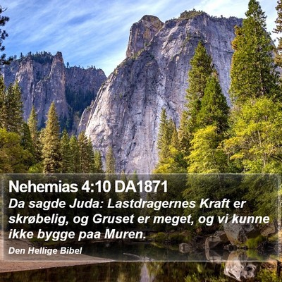 Nehemias 4:10 DA1871 Bible Verse Image