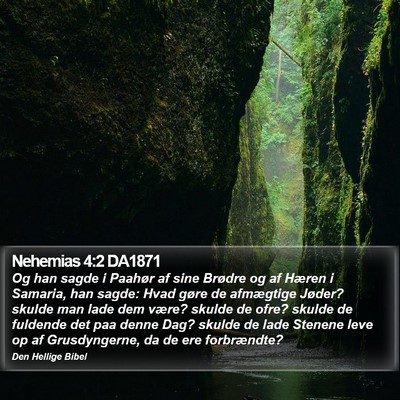 Nehemias 4:2 DA1871 Bible Verse Image