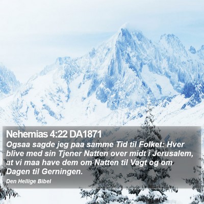 Nehemias 4:22 DA1871 Bible Verse Image