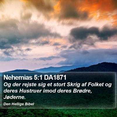 Nehemias 5:1 DA1871 Bible Verse Image