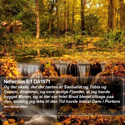 Nehemias 6:1 DA1871 Bible Verse Image