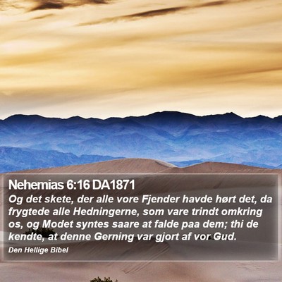 Nehemias 6:16 DA1871 Bible Verse Image