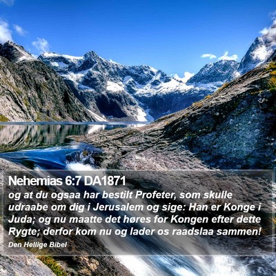 Nehemias 6:7 DA1871 Bible Verse Image