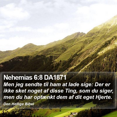 Nehemias 6:8 DA1871 Bible Verse Image