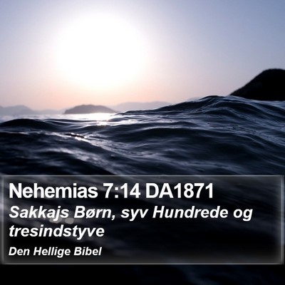 Nehemias 7:14 DA1871 Bible Verse Image