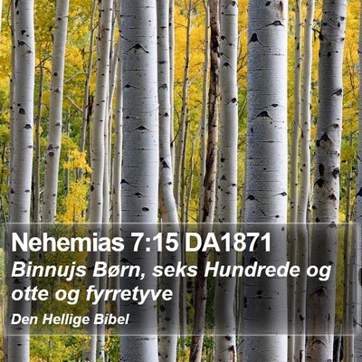 Nehemias 7:15 DA1871 Bible Verse Image