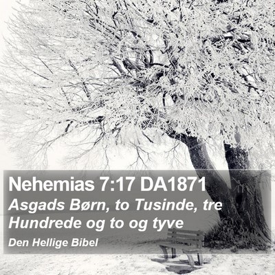 Nehemias 7:17 DA1871 Bible Verse Image