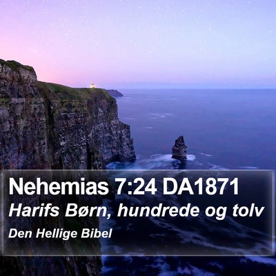 Nehemias 7:24 DA1871 Bible Verse Image
