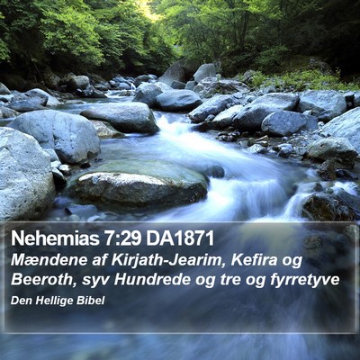 Nehemias 7:29 DA1871 Bible Verse Image