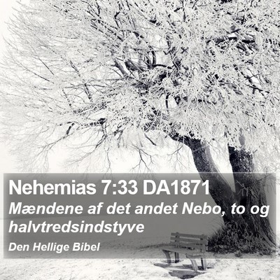Nehemias 7:33 DA1871 Bible Verse Image
