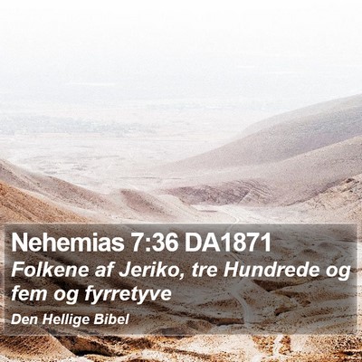 Nehemias 7:36 DA1871 Bible Verse Image