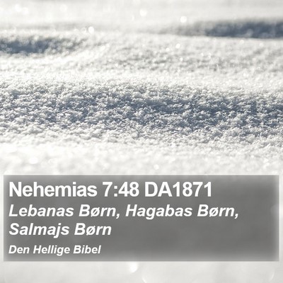 Nehemias 7:48 DA1871 Bible Verse Image