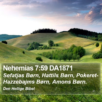 Nehemias 7:59 DA1871 Bible Verse Image