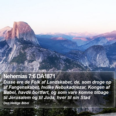 Nehemias 7:6 DA1871 Bible Verse Image