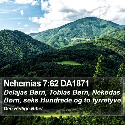 Nehemias 7:62 DA1871 Bible Verse Image