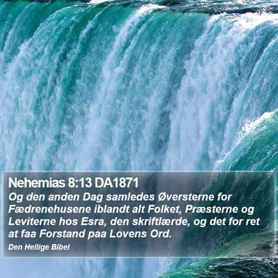 Nehemias 8:13 DA1871 Bible Verse Image