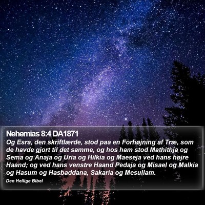 Nehemias 8:4 DA1871 Bible Verse Image