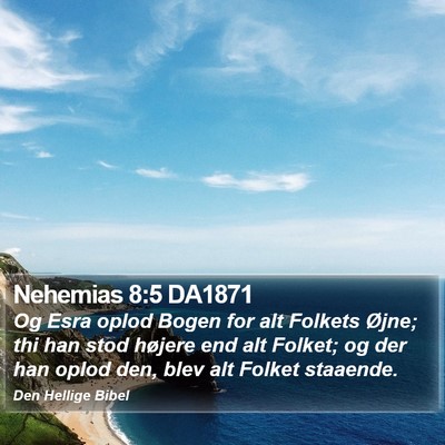 Nehemias 8:5 DA1871 Bible Verse Image