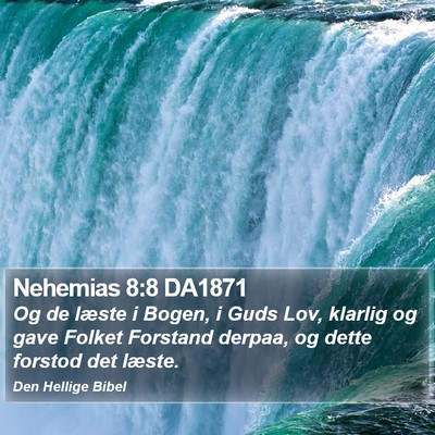 Nehemias 8:8 DA1871 Bible Verse Image