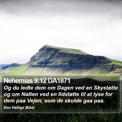 Nehemias 9:12 DA1871 Bible Verse Image