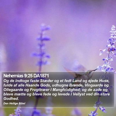Nehemias 9:25 DA1871 Bible Verse Image
