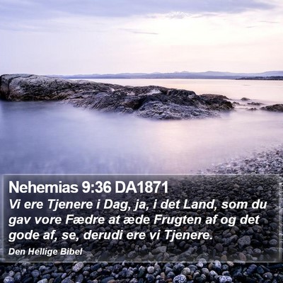 Nehemias 9:36 DA1871 Bible Verse Image