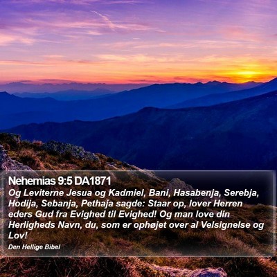 Nehemias 9:5 DA1871 Bible Verse Image