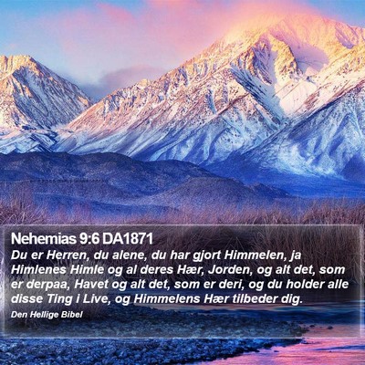 Nehemias 9:6 DA1871 Bible Verse Image