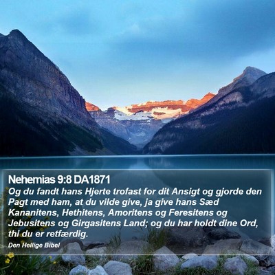 Nehemias 9:8 DA1871 Bible Verse Image