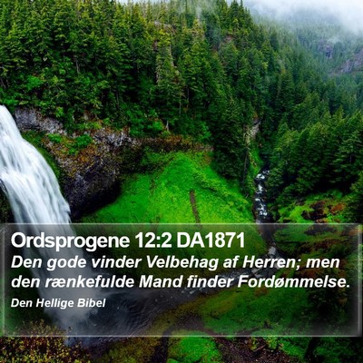 Ordsprogene 12:2 DA1871 Bible Verse Image
