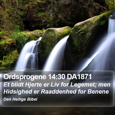Ordsprogene 14:30 DA1871 Bible Verse Image