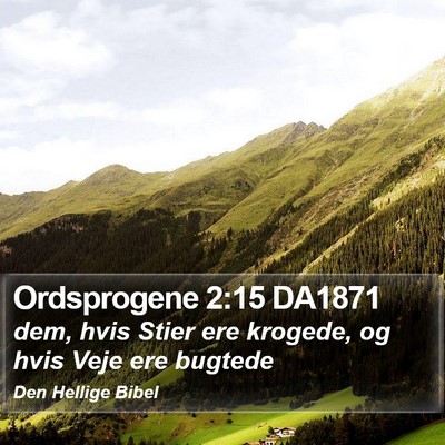 Ordsprogene 2:15 DA1871 Bible Verse Image