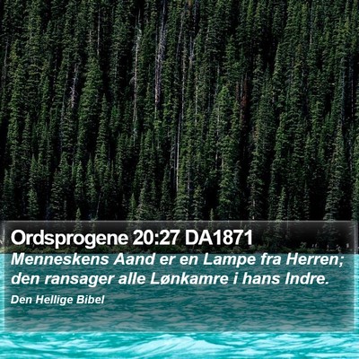 Ordsprogene 20:27 DA1871 Bible Verse Image