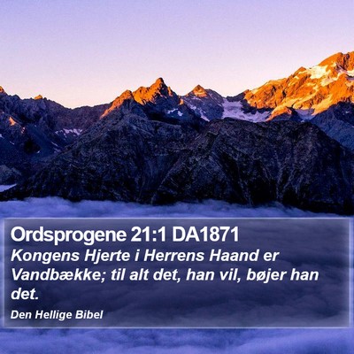 Ordsprogene 21:1 DA1871 Bible Verse Image
