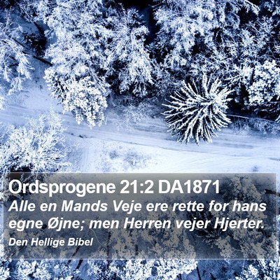 Ordsprogene 21:2 DA1871 Bible Verse Image