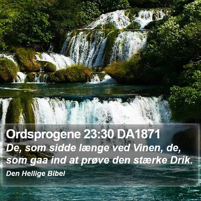 Ordsprogene 23:30 DA1871 Bible Verse Image