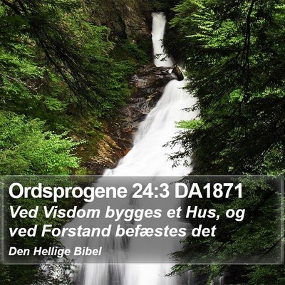 Ordsprogene 24:3 DA1871 Bible Verse Image