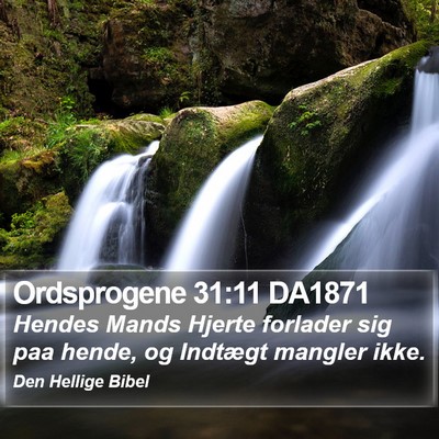 Ordsprogene 31:11 DA1871 Bible Verse Image