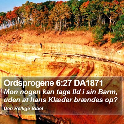 Ordsprogene 6:27 DA1871 Bible Verse Image