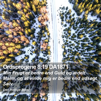 Ordsprogene 8:19 DA1871 Bible Verse Image