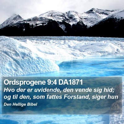 Ordsprogene 9:4 DA1871 Bible Verse Image
