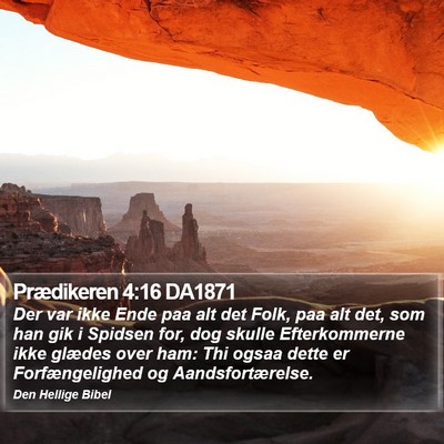 Prædikeren 4:16 DA1871 Bible Verse Image