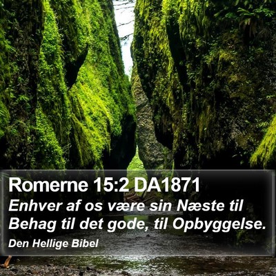 Romerne 15:2 DA1871 Bible Verse Image