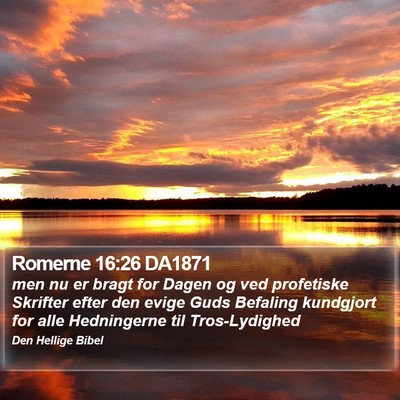 Romerne 16:26 DA1871 Bible Verse Image