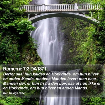 Romerne 7:3 DA1871 Bible Verse Image