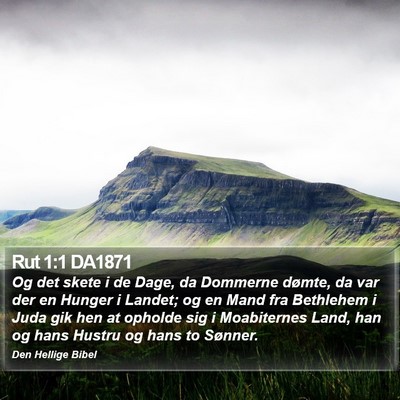 Rut 1:1 DA1871 Bible Verse Image