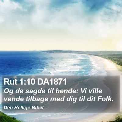 Rut 1:10 DA1871 Bible Verse Image